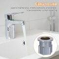 3 Pcs 1 18 Inch Faucet Nut Fixed Base Plastic Fixing Tap Fastener Assembly For Kitchen Gray