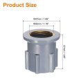 3 Pcs 1 18 Inch Faucet Nut Fixed Base Plastic Fixing Tap Fastener Assembly For Kitchen Gray