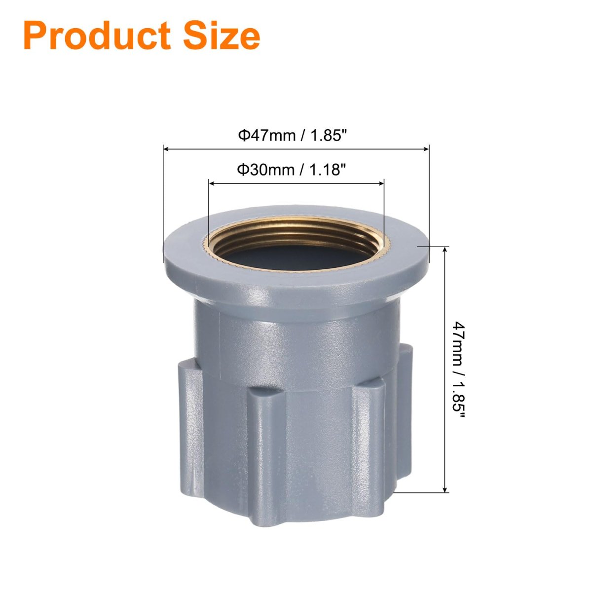 3 Pcs 1 18 Inch Faucet Nut Fixed Base Plastic Fixing Tap Fastener Assembly For Kitchen Gray