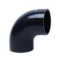 Hiwowsport 4-ply High Performance 90 Degree Elbow Coupler Silicone Hose For Auto 3 0 76mm Black 