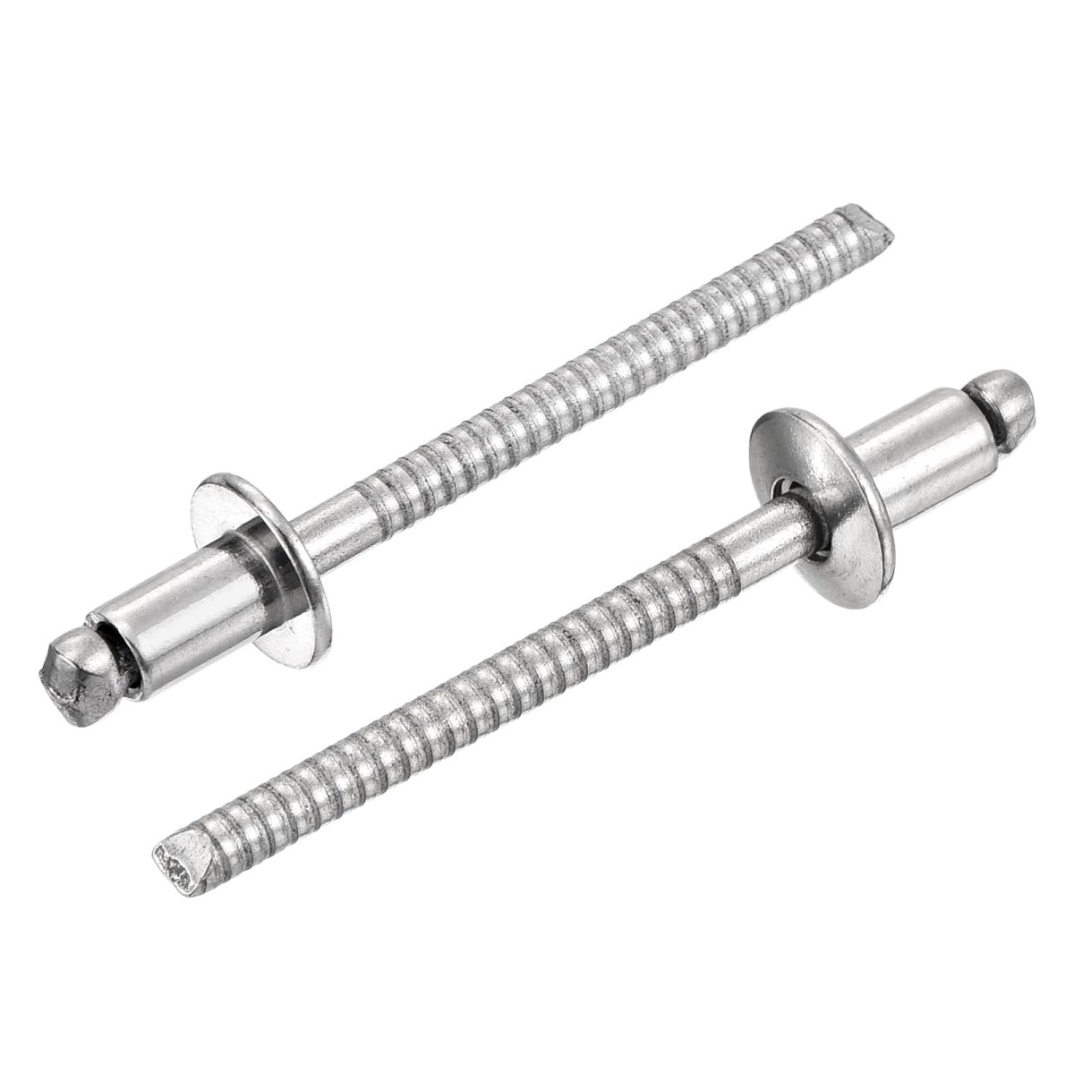 50pcs 5 32 X1 4 304 Stainless Steel Dome-head Blind Rivets Open-end Type For Diy Sheet Metal Automotive Repairs Furniture Boat