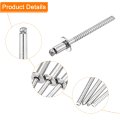 50pcs 5 32 X1 4 304 Stainless Steel Dome-head Blind Rivets Open-end Type For Diy Sheet Metal Automotive Repairs Furniture Boat