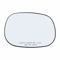 Passenger Right Side Mirror Glass Assembly With Plastic Back Plate Compatible 97-04 Dodge Dakota 98-03 Ram 1500 2500 3500 98-04
