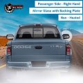 Passenger Right Side Mirror Glass Assembly With Plastic Back Plate Compatible 97-04 Dodge Dakota 98-03 Ram 1500 2500 3500 98-04