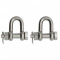 Extreme Max 3006 8339 2 Boattector Stainless Steel Bolt-type Chain Shackle 1 4 2-pack 