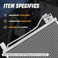 Auto Dynasty Air Conditioning A C Condenser For 2017 2018 2019 Nissan Sentra Aluminum Ac Replacement Dpi 30096 Ni3030182
