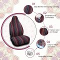 Uxcell Universal Soft Blanket Bucket Seat Cover Mat For Car Vehicle Automotive