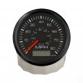 Eling 85mm Gps Speedometer 0-80 Mph Speed Gauge Kit With Backlight For Jet Ski Ships Sailboat 9-32v Black Nickel Stainless