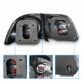 Amerilite 4 Door Taillights Black Pcs For Honda Civic Passenger And Driver Side