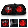 Amerilite 4 Door Taillights Black Pcs For Honda Civic Passenger And Driver Side