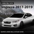 Front Bumper Lower Grille Intake Cover For Subaru Impreza 2017-2019 57731fl30a