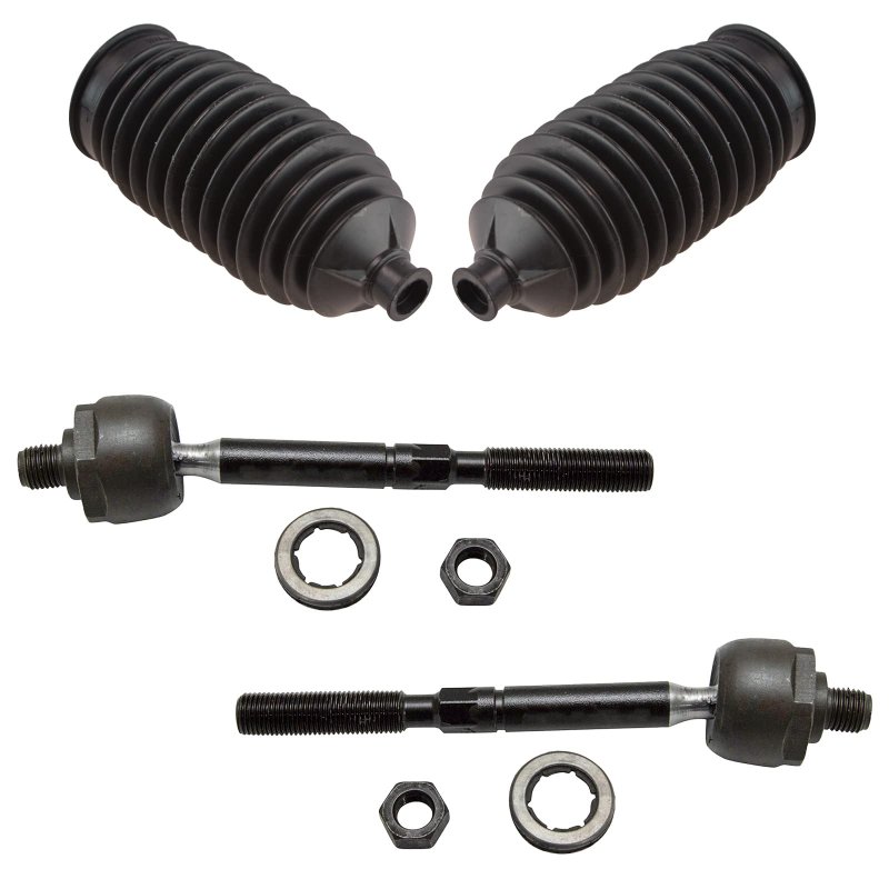 Front Driver And Passenger Side Steering Kit With Inner Tie Rods Rack Pinion Bellows Psa43305 For 2010 2012 Ford Fusion 2011