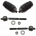 Front Driver And Passenger Side Steering Kit With Inner Tie Rods Rack Pinion Bellows Psa43305 For 2010 2012 Ford Fusion 2011