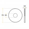 Uxcell Hss Saw Blade 80mm 108 Tooth Circular Cutting Wheel 0 5mm Thick W 22mm Arbor