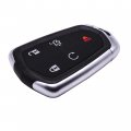 Hqrp 2-pack Remote Key Fob Shell Case Keyless Entry W 5 Buttons For Cadillac Ats 2014 2015 2016 2017 Srx