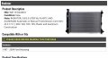 Radiator Compatible With 1997-2004 Ford Mustang V6