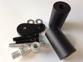 Motorcycle No Cut Frame Slider Protector For 2003-2005 Yamaha Yzf R6 2006-2009 R6s Black