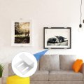 10 Pcs Stainless Steel Tile Hanger Adjustable Display Wall Mounting Bracket Mounted Hook Fastener For Mirrors Picture Frames 