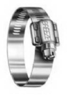 Breeze Power-seal Stainless Steel Hose Clamp Worm-drive Sae Size 10 9 16 To 1-1 Diameter Range 1 2 Bandwidth Pack Of
