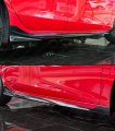 Rs Modulo Style Painted Jdm Full Gloss Black Side Skirt Extension Compatible For 2022 2023 Honda Civic Ex Lx Si Touring Sport
