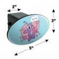 Care Bears Unlock The Magic Share Bear Sharing Hearts Oval Tow Trailer Hitch Cover Plug Insert