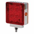 Maxxima M42361r Y-a Pedestal Light Right Hand Single Post Three Wire 27 Leds Square Chrome 12 8 Vdc 