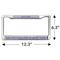 City College Of New York Full Size Standard License Plate Metal Frame