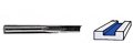 Sa2075 O Flute Straight Router Bit Solid Carbide 1 4 In Cutting Diameter And 3 Length 