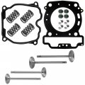 Caltric Exhaust And Intake Valve With Gasket Kit Compatible Can-am Canam Outlander L 500 2015