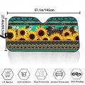 Scrawlgod Aztec Sunflower Pattern Cars Front Windshieldshades Sun Visors Protector Shade Sun Blocker Interior Accessories Keep