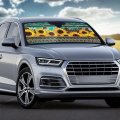 Scrawlgod Aztec Sunflower Pattern Cars Front Windshieldshades Sun Visors Protector Shade Sun Blocker Interior Accessories Keep