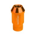 M12 X 1 25 Open End Wheel Lug Nuts With Deep Drive Extension 20-piece Aluminum Alloy Orange