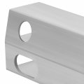 Lx1106136 Rear Bumper Reinforcement Impact Face Bar Compatible With Lexus Rx350 Rx450h 2016-2022 Aluminum Silver