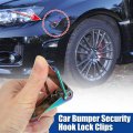 X Autohaux Universal Car Bumper Security Hook Lock Clips Quick Release For Trunk Fasteners Bumpers Fenders Multicolor 105x33mm