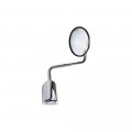 Lane Change Mirror Left For Trucks Convex Glass Windshield Mount Silver Model 714627 