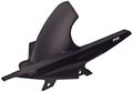 6040j Matt Black Rear Hugger For Street Sport And Touring Motorcycles Modern Style Abs Plastic Fender With Hardware Kit 