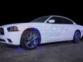 Ledglow 4pc Blue Led Wheel Well Fender Accent Neon Lighting Kit For Cars Trucks 6 Patterns Music Mode 24 Water Resistant