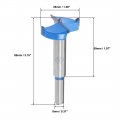 Uxcell Forstner Drill Bits 35mm Tungsten Carbide Wood Hole Saw Auger Opener Woodworking Hinge Drilling Boring Bit Cutter 2pcs