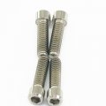 Sorekarain 4 Pcs M4x15mm Ti Gr5 Titanium Bolts Screws For Bike Front Rear Derailleur