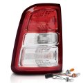 Rear Left Tail Light Assembly W Bulbs For Dodge Ram 1500 2019-2023 Not Fit Classic And Led Type Driver Side Brake Lamp Red Lens 