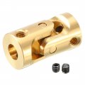 Uxcell 3pcs 3mm To Inner Dia Rotatable Universal Steering Shaft U Joint Coupler L13xd7