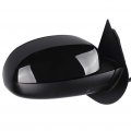 Ocpty Black Passenger Side View Mirror Smooth With Power Adjustment Manual Folding Heated Memory Turn Signal Compatible For