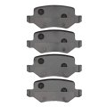 Front Disc Brake Pads For Mercedes Benz B200 2006 To 2011 Low Metallic Friction 1 65 In Inner And Outer Pad Height 5000 