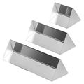 2 5 4 6 Amlong Crystala Optical Glass Triangular Prism For Teaching Light Spectrum Physics Set Of 3 