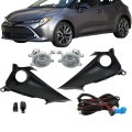 Pair Of Front Fog Light Replacement For Corolla Hatchback 2019-2021 Bumper Driver Left And Passenger Right Side Lamps 