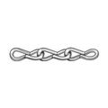 Industrial Grade 2zdh1 Jack Chain Single Ss Sz 12 29 Lb 100 Ft 