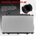 Auto Dynasty Dpi 13367 Factory Style 1-row Cooling Radiator Compatible With Mazda 6 2 5l At Mt 14-18 Aluminum Core