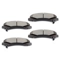 Front D1159 Ceramic 4pcs W Hardware Disc Brake Pad Set 