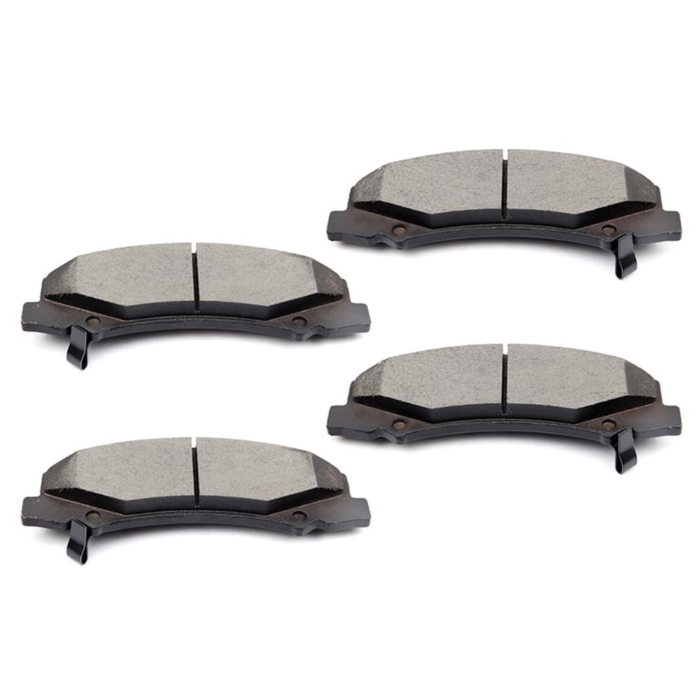 Front D1159 Ceramic 4pcs W Hardware Disc Brake Pad Set