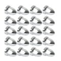 20pcs 33mm Lug Nut Push-on Chrome Cap With Rim 2-3 8 Tall Replacement For Truck Semi 